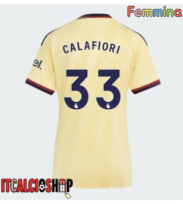 Arsenal Riccardo Calafiori #33 Terza Maglia Femmina 2026-27 Manica Corta